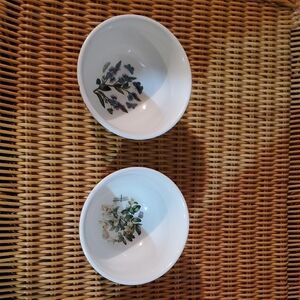 PORTMEIRON Floral Ceramic Bowls Set